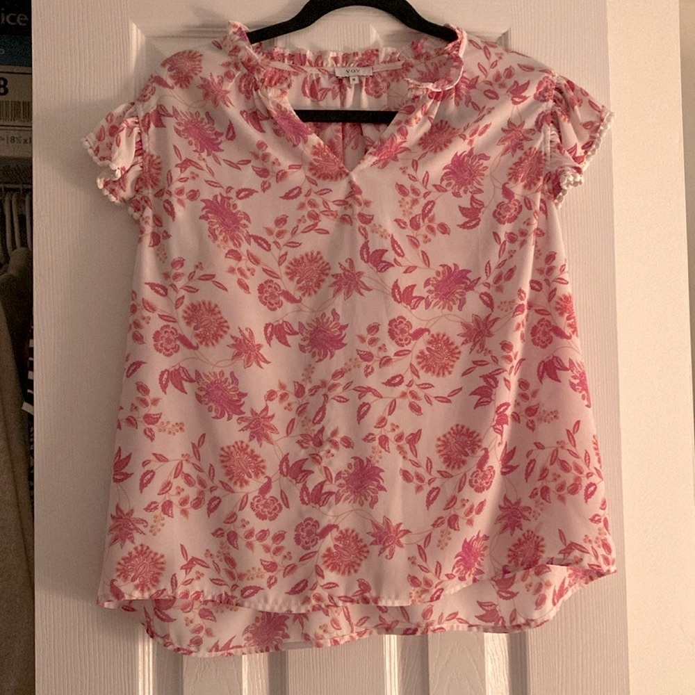 Floral Pink Women's Top